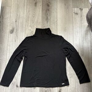 Elie Tahari Black Long Sleeve Top